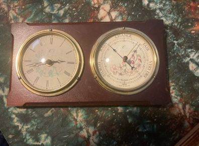 barometer and clock combined free postage