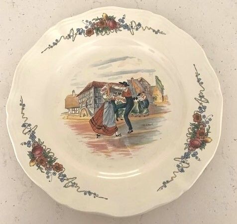 Obernai Sarreguemines Plate