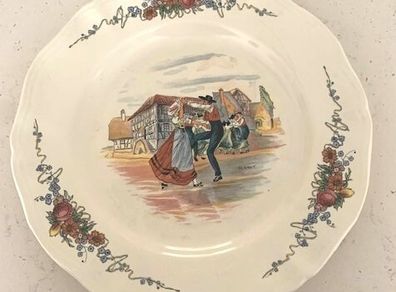 Obernai Sarreguemines Plate