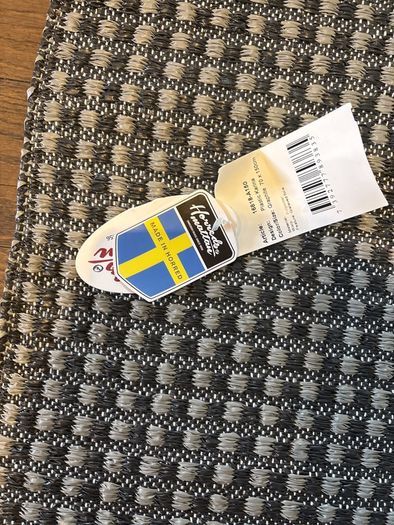 Swedish plastic woven rug70 by 150 cm