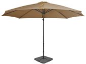 Outdoor Umbrella with Portable Base Taupe
