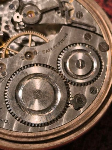 (10K Gold Filled) 1918 Hampden McKinley Pocket Watch - Parts / Repair