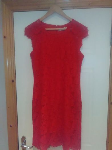 J&J Ladies red dress