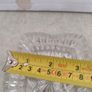 2 clear Depression Glass Small Trinket Dish Diamond cut Dishes Image 3