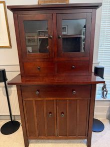 Crate & Barrel Display Cabinet / Dresser