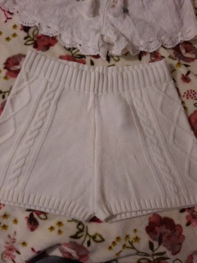 new cream shorts