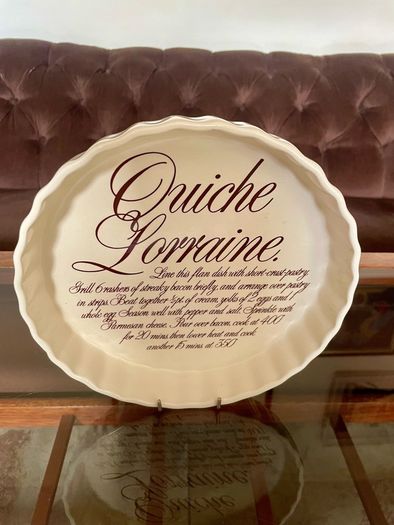Vintage T.G. GREEN CHURCH GRESLEY England Quiche Lorraine Pie Oven Dish