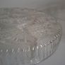 Mid-Century Chrome & Cut Glass Serving Dish Image 8