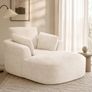 Softy Compressed Indoor Lounge Sofa Chair - Beige Image 7