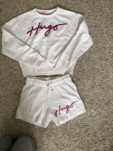 HUGO white set bottom (12XS) top (14S)