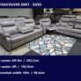 Vancouver Grey Reclining Sofa Set - 3+2 or 3+1+1 Image 5