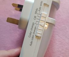 Baby kids nursery room dim plug in lamp light colours changing