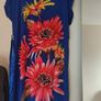 BNWT Elissa royal blue floral knee-length dress size UK16 EU44 Postage included Image 3
