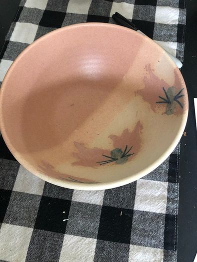 Pretty pottery bowl
