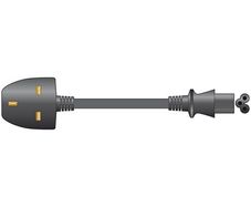 Clover Leaf Mains Cable 2 Meter
