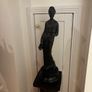 Ceramic Grecian lady and stand Image 2