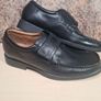 Mens Clarks Huckley Roll Black Leather Shoes Size Uk 8 Eu 42 Brand New Image 2