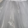 Baby girl white Christening or Flower Dress Image 4