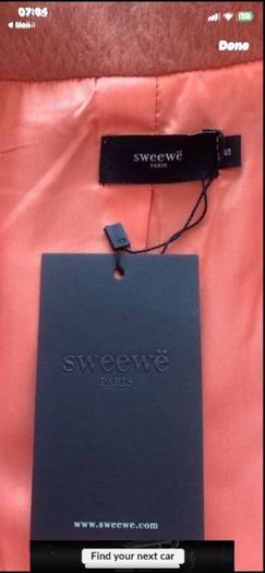 coat Bnwt sweetie brand size 10/12