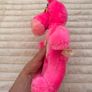 Vintage Pink Panther Plush Soft 1964 Mirisch-Geoffrey Mighty Star approx. 27 cm. Loose Head Used Dirty Please see photos Image 7