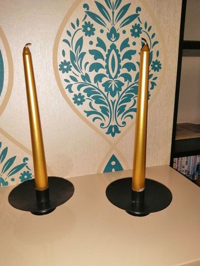 Candle Holders with candles