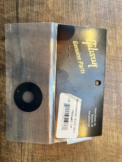 Gibson PRWA-010 washer for toggle switch (black)