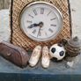 Vintage Football themed Table Clock Image 4