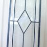 Antique Stunning  Leaded Stained Glass Window Art 39" x 9,5" Image 2