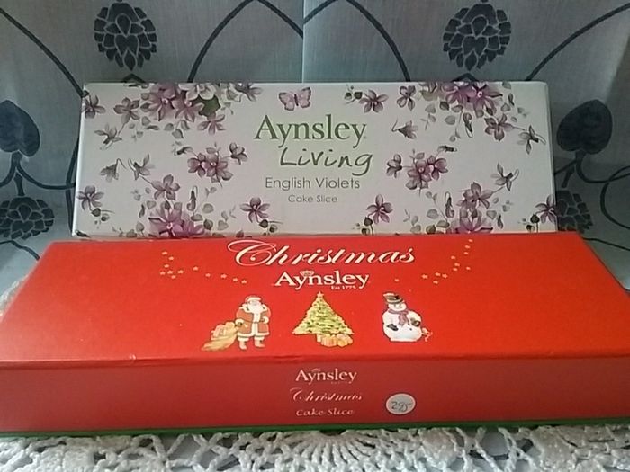 Two Aynsley Cake Servers