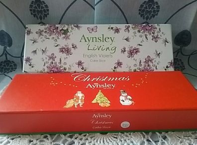 Two Aynsley Cake Servers