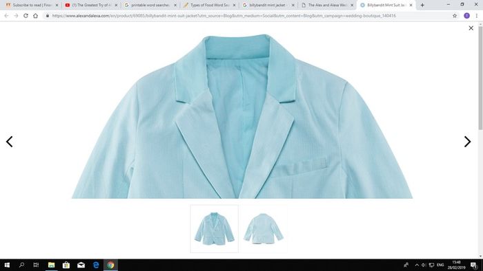 Billy bandit mint blazer 3 to 4 and 4 to 5 yrs