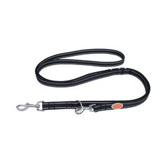 Pet Nova Dog Cat Adjustable Reflective Nylon Leash Lead Black XS - XL