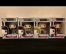 Funko Pop Queen set, MINT with Pop Protectors