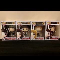 Funko Pop Queen set, MINT with Pop Protectors