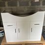Vanity Unit White Gloss  100cm / 1000mm Image 2
