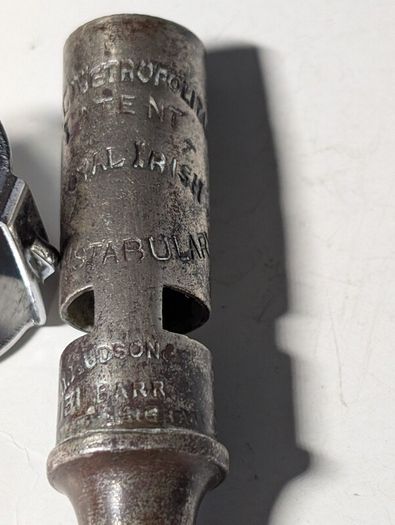 Royal Irish Constabulary whistle