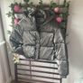 jacket Zara size small cropped metallic hooded jacket Image 2