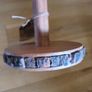 Wooden Kitchen Roll Holder Artisan Made in India Image 5
