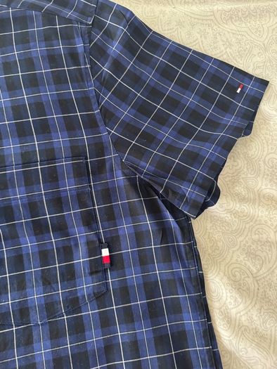 Tommy Hilfiger Blue Plaid Shirt XL