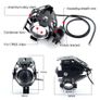 2PCS White motorcycle headlights auxiliary lamp U5 led motorbike spotlight accessories 12V moto DRL spot head lights Image 2