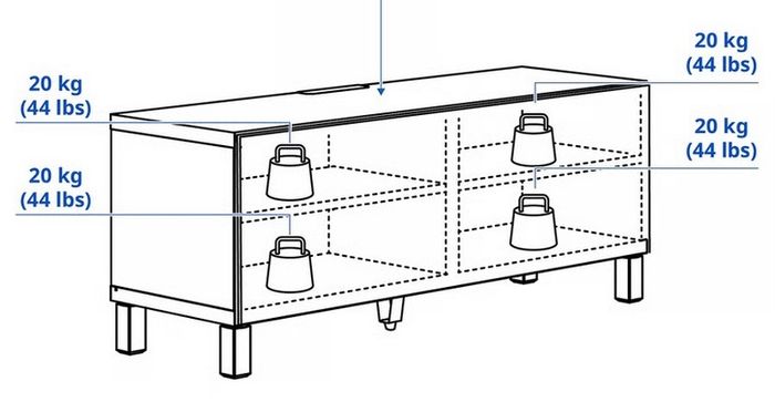 IKEA TV bench/TV stand