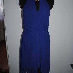 New Look Royal Blue sleveless tiered midi/maxi dress size UK8 EUR36 Postage included