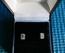 Vintage Sterling Silver 925 Earrings 1,3g