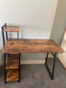 Office Desk with Shelves