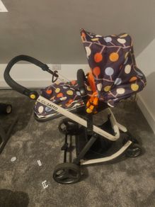 Cossato buggy and car seat isofix travel system