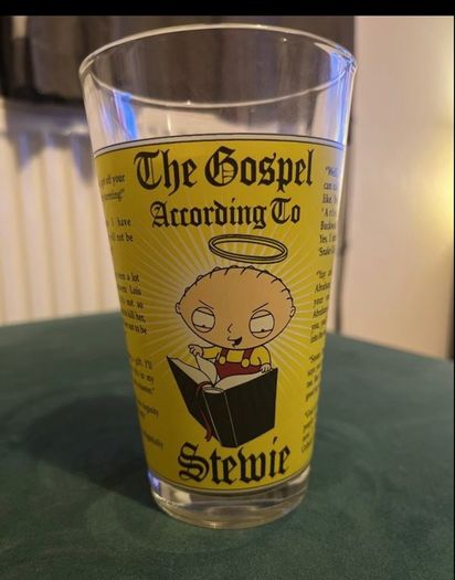 Family Guy Stewie Glass