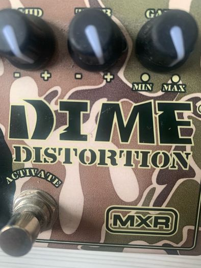 MXR dime distortion