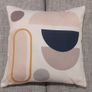 Geo Decor abstract cushion - Blush Image 2