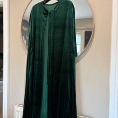 green velvet cape