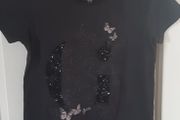 Black Guess sequined Tee Shirt age 14